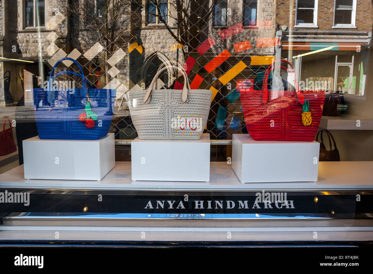 Anya Hindmarch, maroquinerie, magasin Notting Hill Londres Banque D'Images