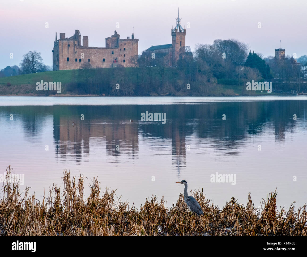 Le Palais de Linlithgow, West Lothian, lieu de naissance de Marie, Reine des Écossais. Banque D'Images