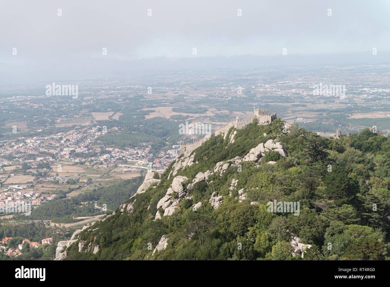 Castelo dos Mouros, un château portugais à Sintra, Portugal Banque D'Images