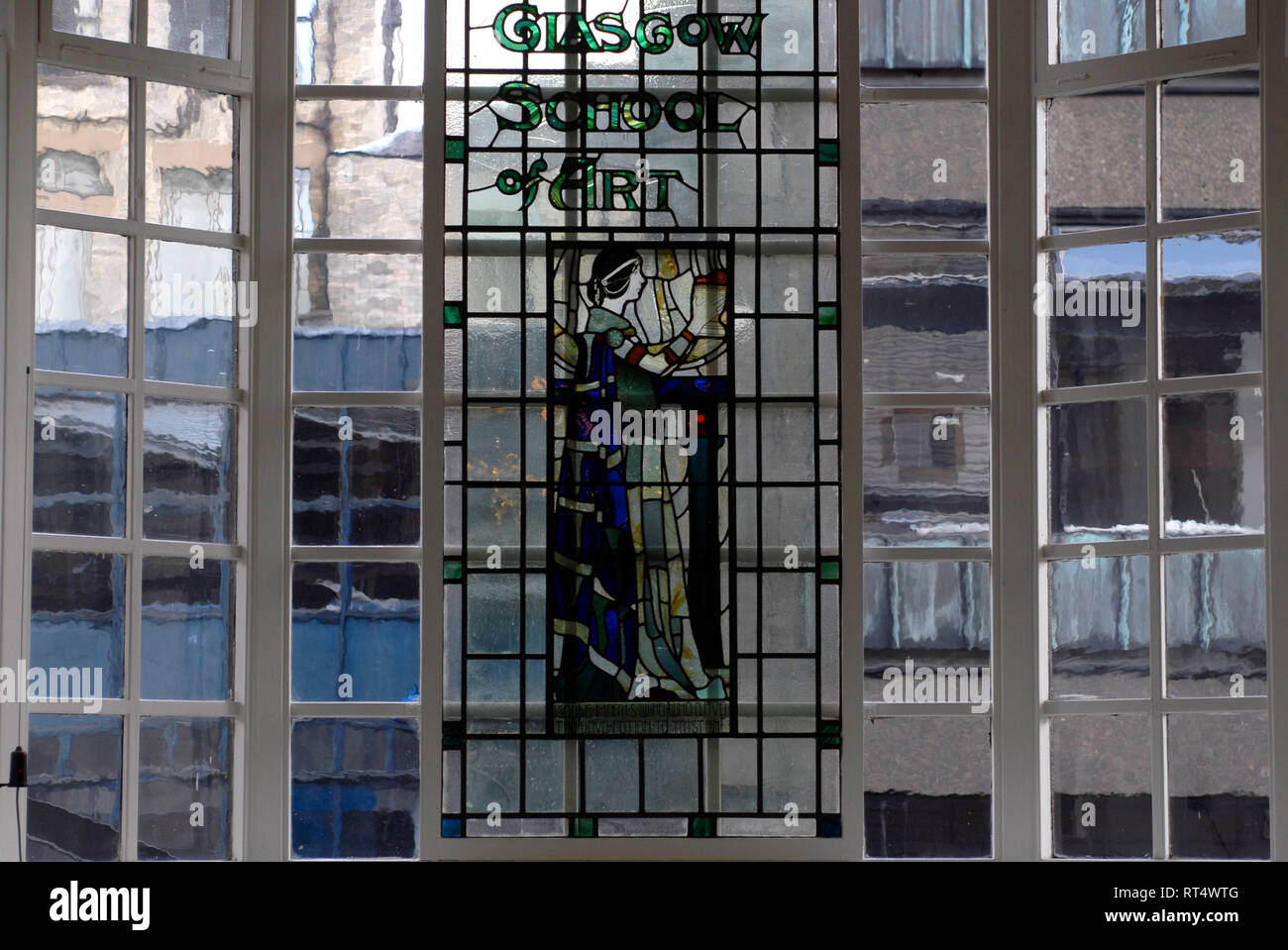 Le tourisme culturel : la Glasgow School of Art, Écosse, Royaume-Uni Banque D'Images