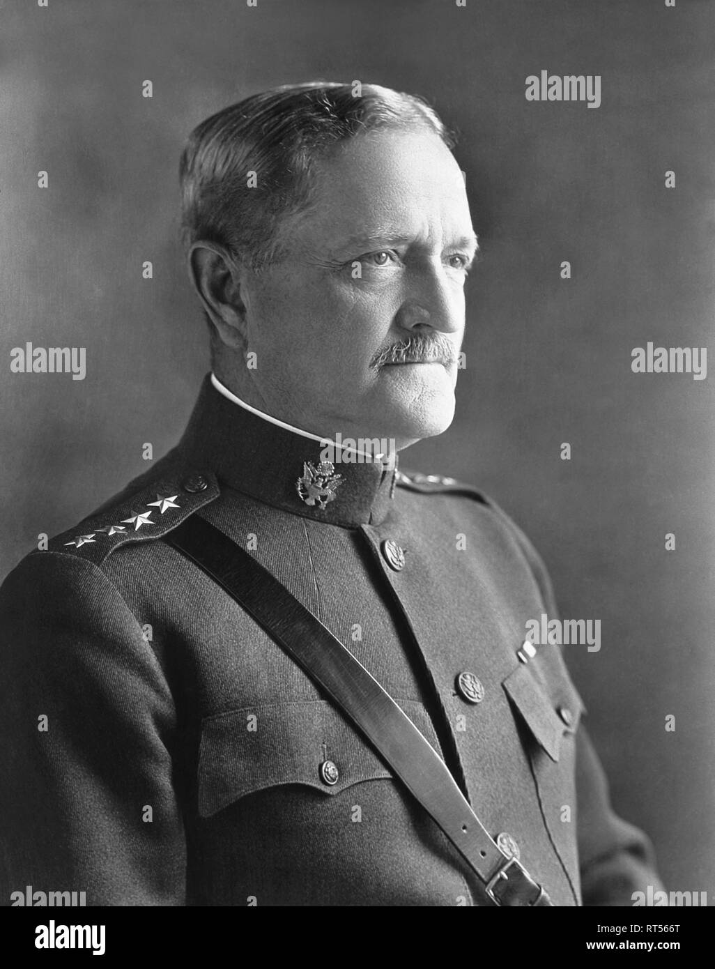 Le général John J. Pershing, de l'armée américaine en 1920. Banque D'Images