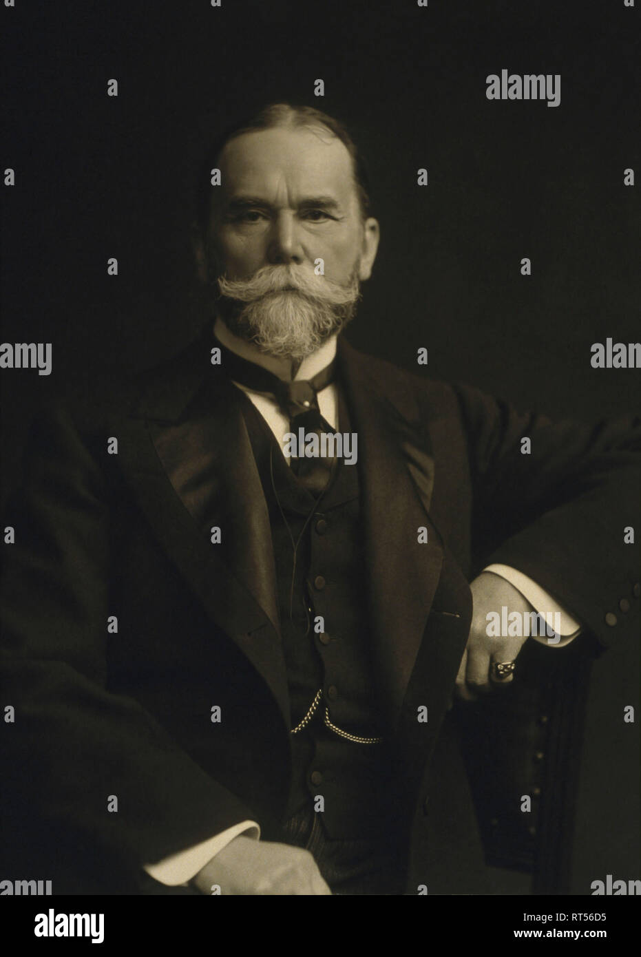 L'histoire américaine portrait de John Hay. Banque D'Images