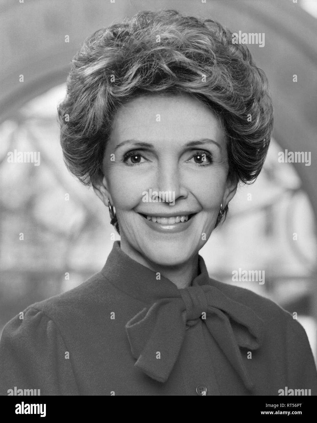 La Maison Blanche portrait officiel de Première dame Nancy Reagan. Banque D'Images