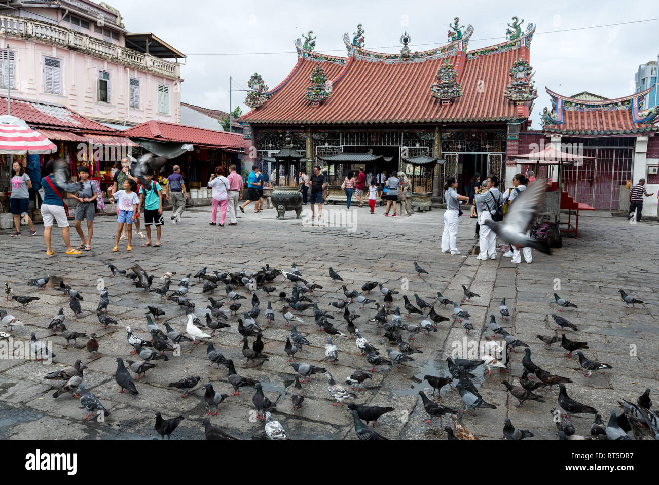 George Town, Penang, Malaisie. Goddess of Mercy Temple, Kuan Yin Teng, Kong Hock Keong. Banque D'Images