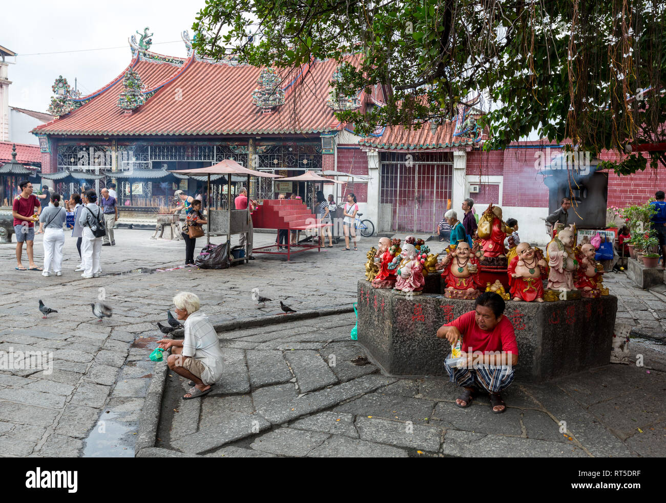 George Town, Penang, Malaisie. Goddess of Mercy Temple, Kuan Yin Teng, Kong Hock Keong. Banque D'Images