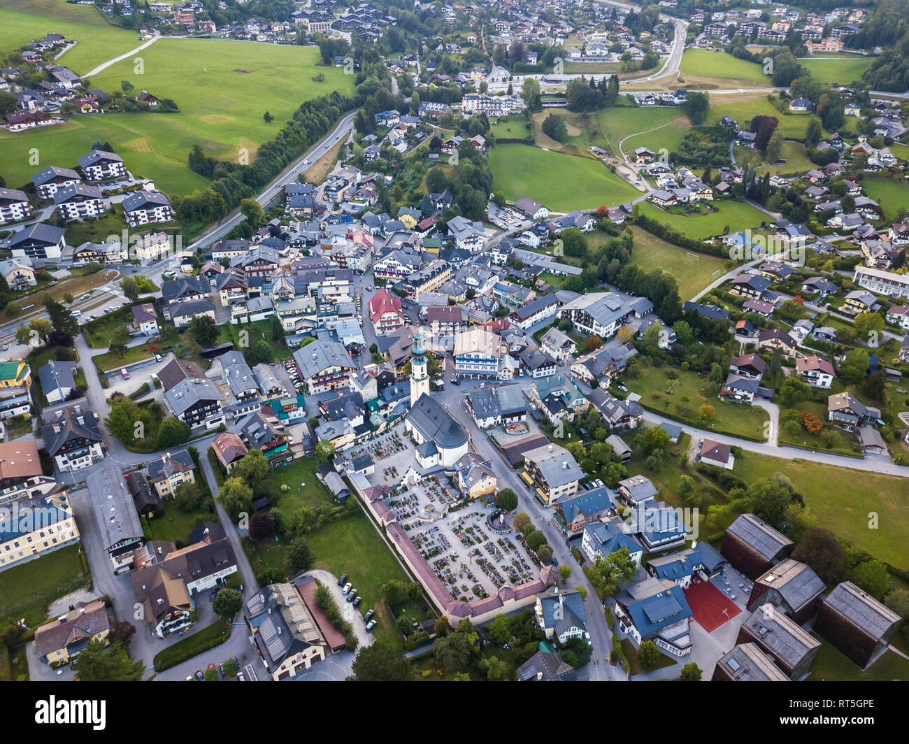 L'Autriche, l'état de Salzbourg, Sankt Gilgen Banque D'Images