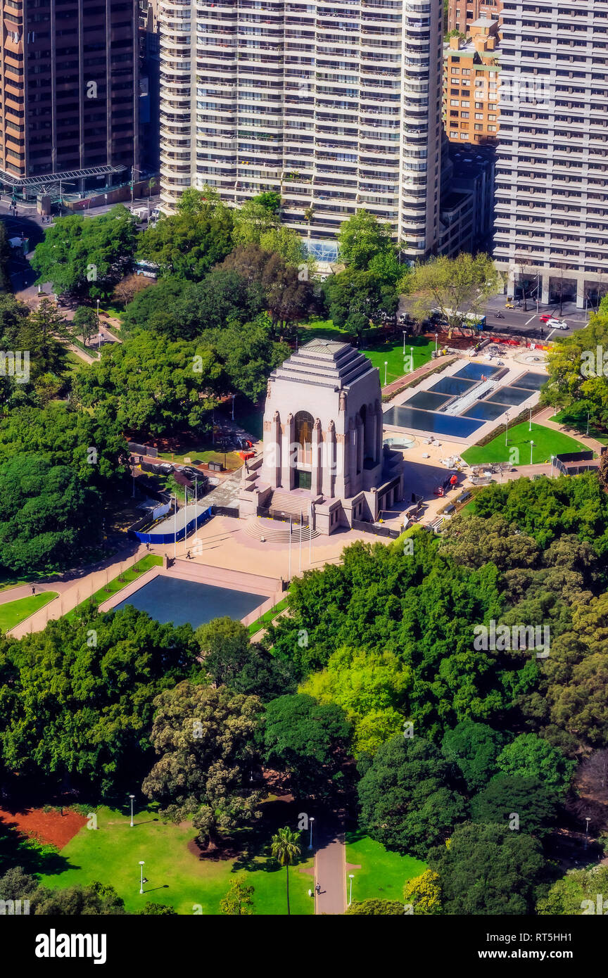 L'Australie, New South Wales, Sydney, l'ANZAC War Memorial Banque D'Images