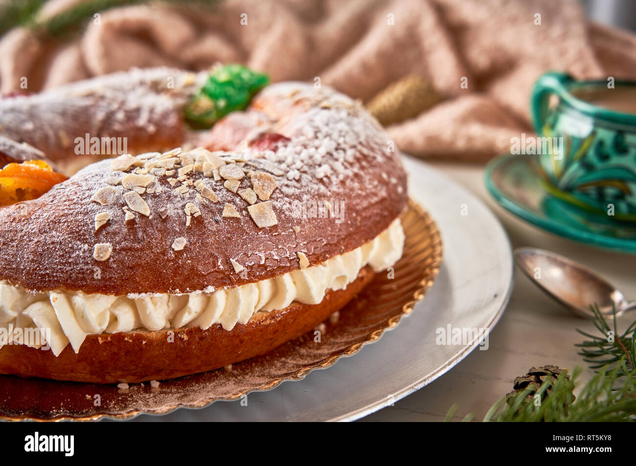 Gateau De Noel Espagnol Photo Stock Alamy
