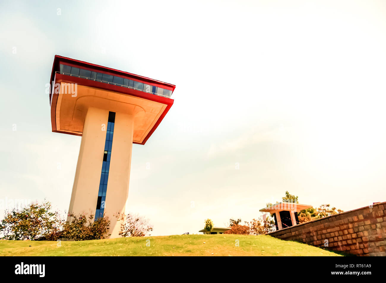 Joyau de Nizam - Le Minar est un authentique restaurant de cuisine hyderabadi et nizami. Il est également connu sous le nom du cinquième Hyderabad minar. Banque D'Images