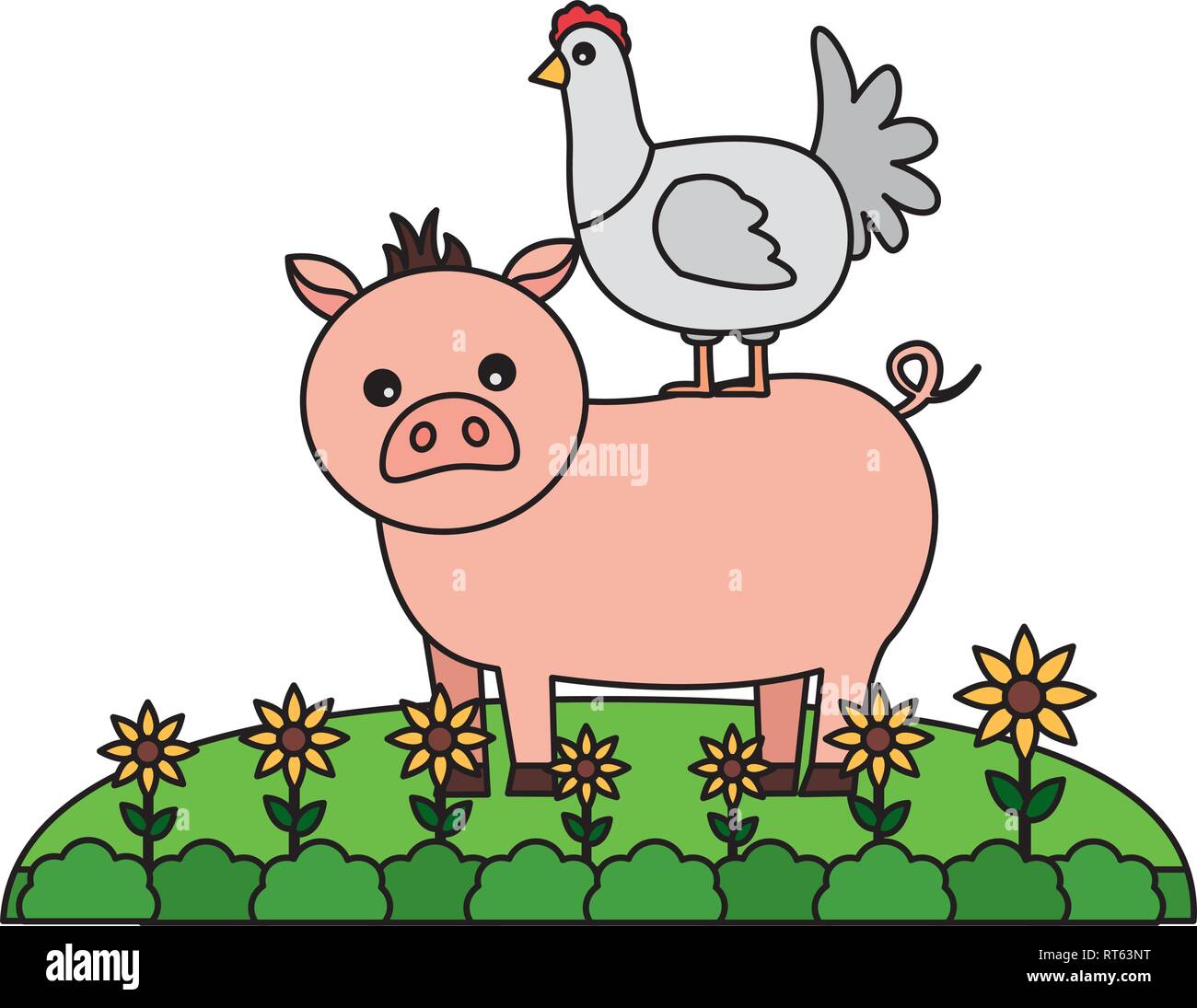 cochon-hach-banque-d-images-vectorielles-alamy