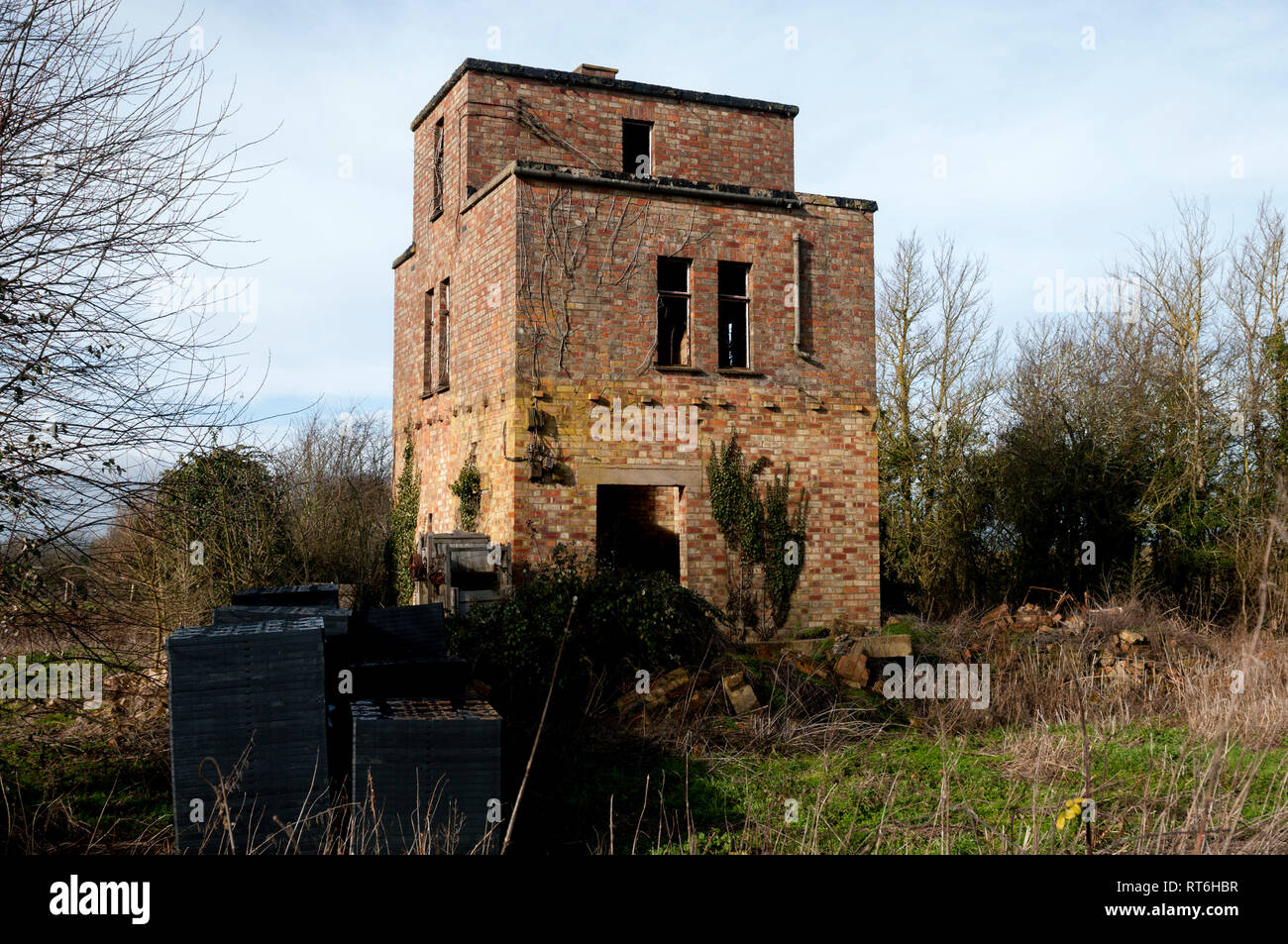 Flecknoe, sécheur Maïs Flecknoe, Warwickshire, England, UK Banque D'Images