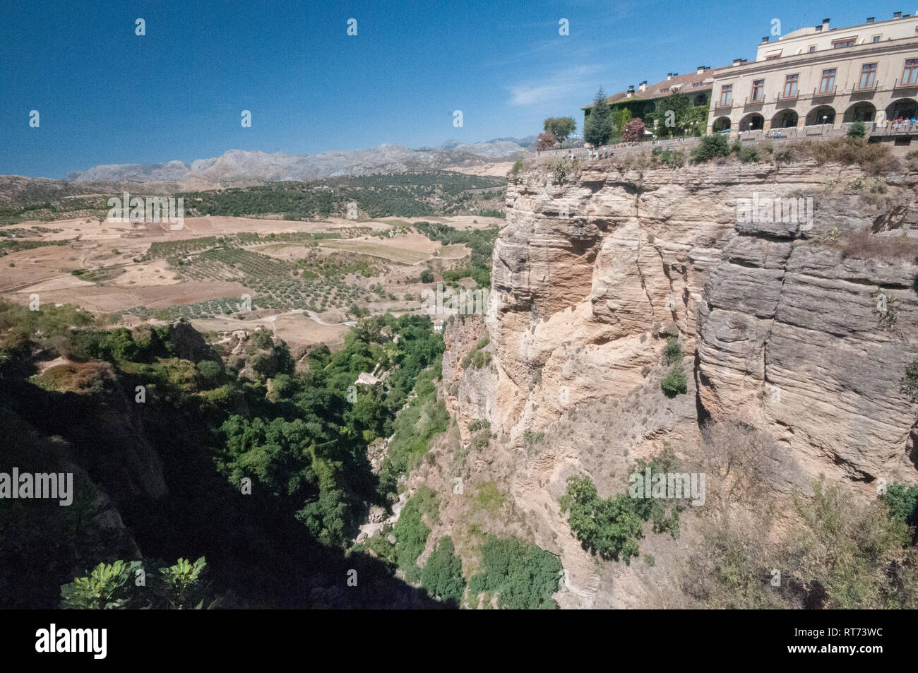 L'Europe, Espagne, Andalousie, Ronda, El Tajo Canyon Banque D'Images