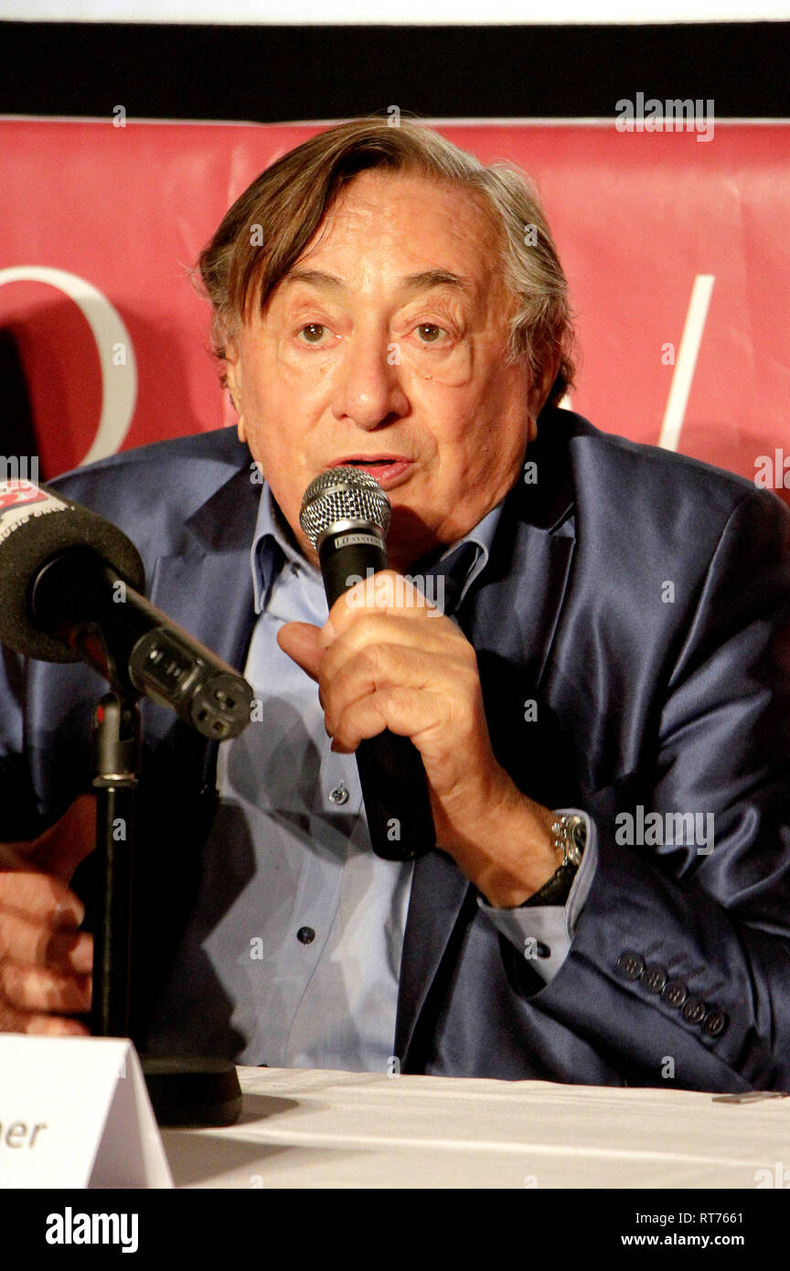 Richard Lugner lors de la conférence de presse avec l'opera ball guest 2019 au cinéma Lugner City. Vienne, l'utilisation dans le monde entier 27.02.2019 | Banque D'Images