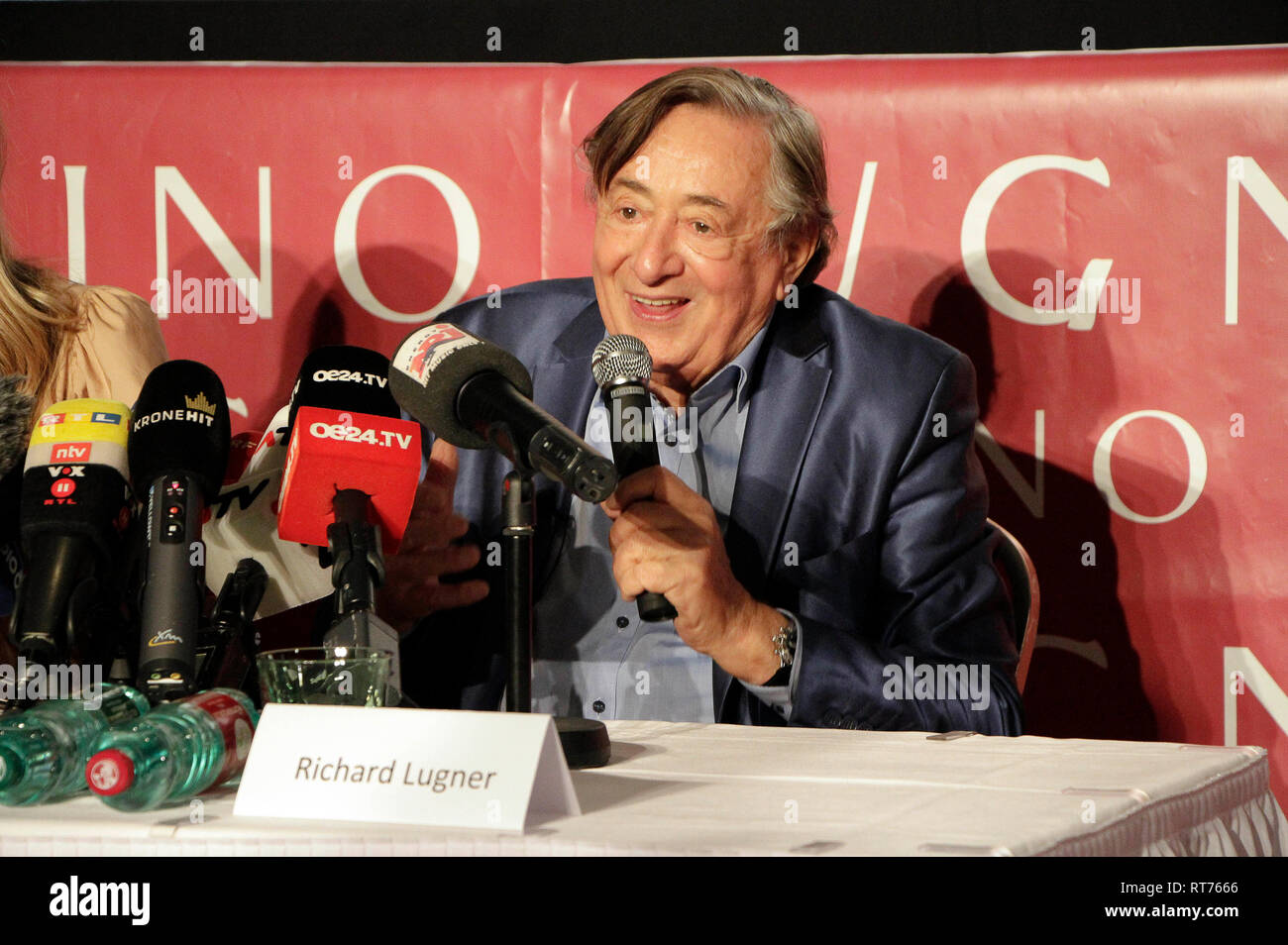 Richard Lugner lors de la conférence de presse avec l'opera ball guest 2019 au cinéma Lugner City. Vienne, l'utilisation dans le monde entier 27.02.2019 | Banque D'Images