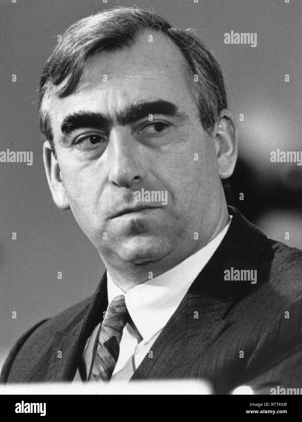 Theodor WAIGEL, 'Theo', * 22.4.1939, homme politique allemand (CSU), portrait, 3.10.1988, Additional-Rights Clearance-Info-Not-Available- Banque D'Images