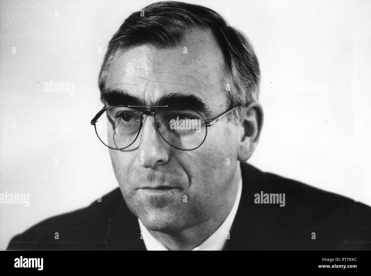 Theodor WAIGEL, 'Theo', * 22.4.1939, homme politique allemand (CSU), portrait, 1983 Additional-Rights Clearance-Info,--Not-Available Banque D'Images