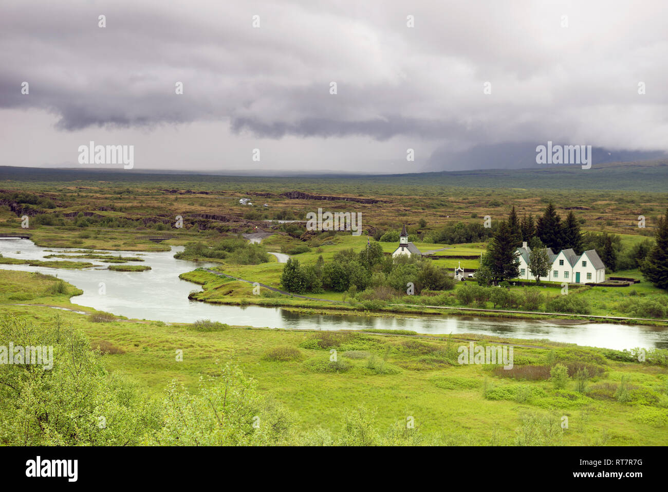L'Islande Pingvellir National Park Banque D'Images