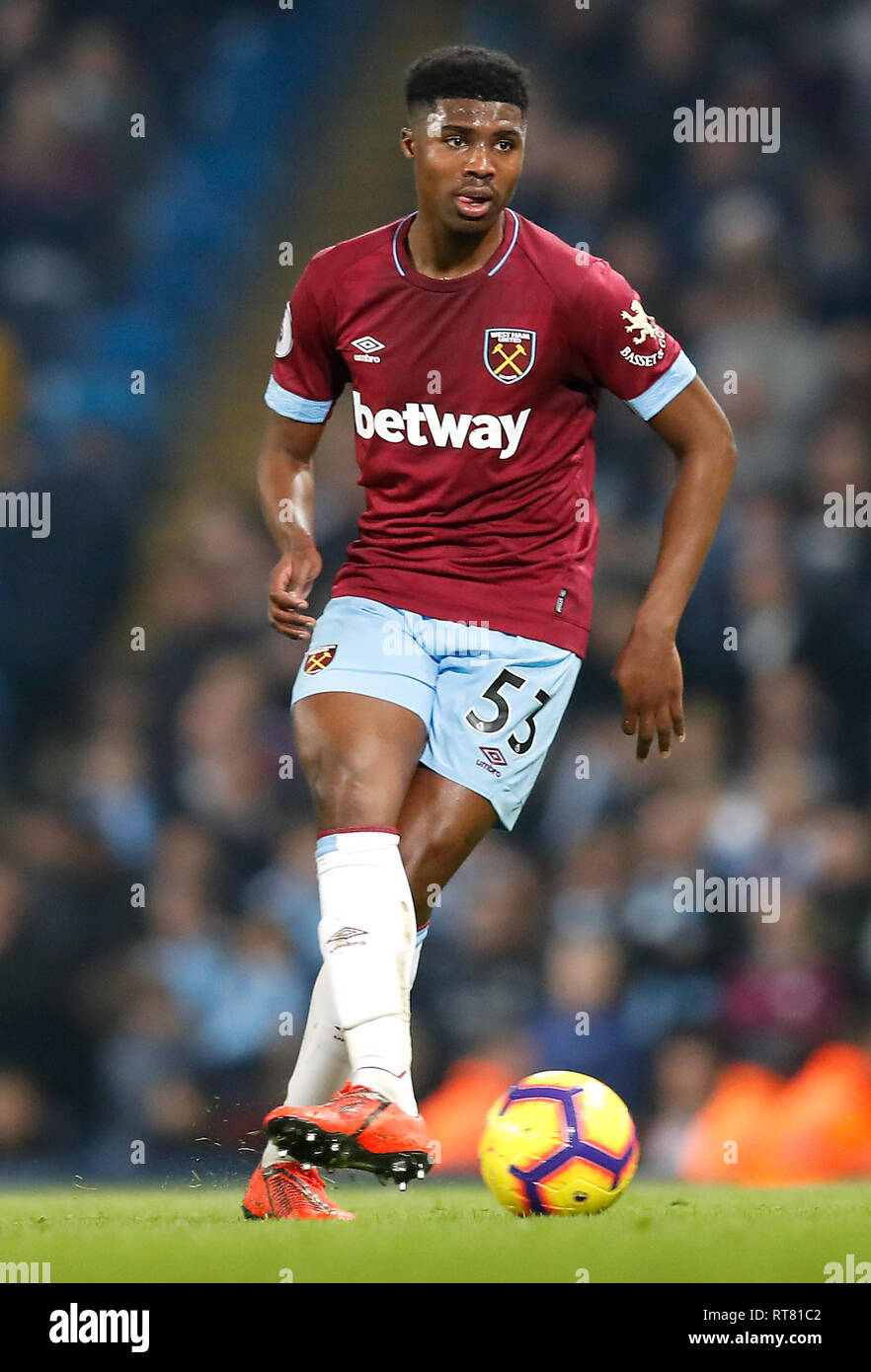 West Ham United's Ben Johnson Banque D'Images