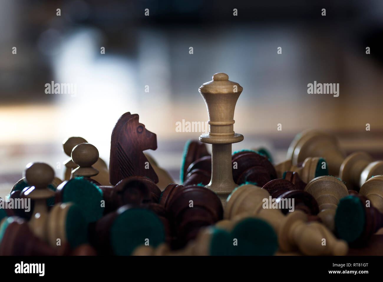 Pièces d’échecs Banque D'Images