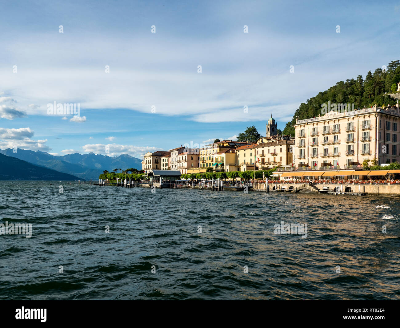 L'Italie, Lombardie, Bellagio, Lac de Côme Banque D'Images