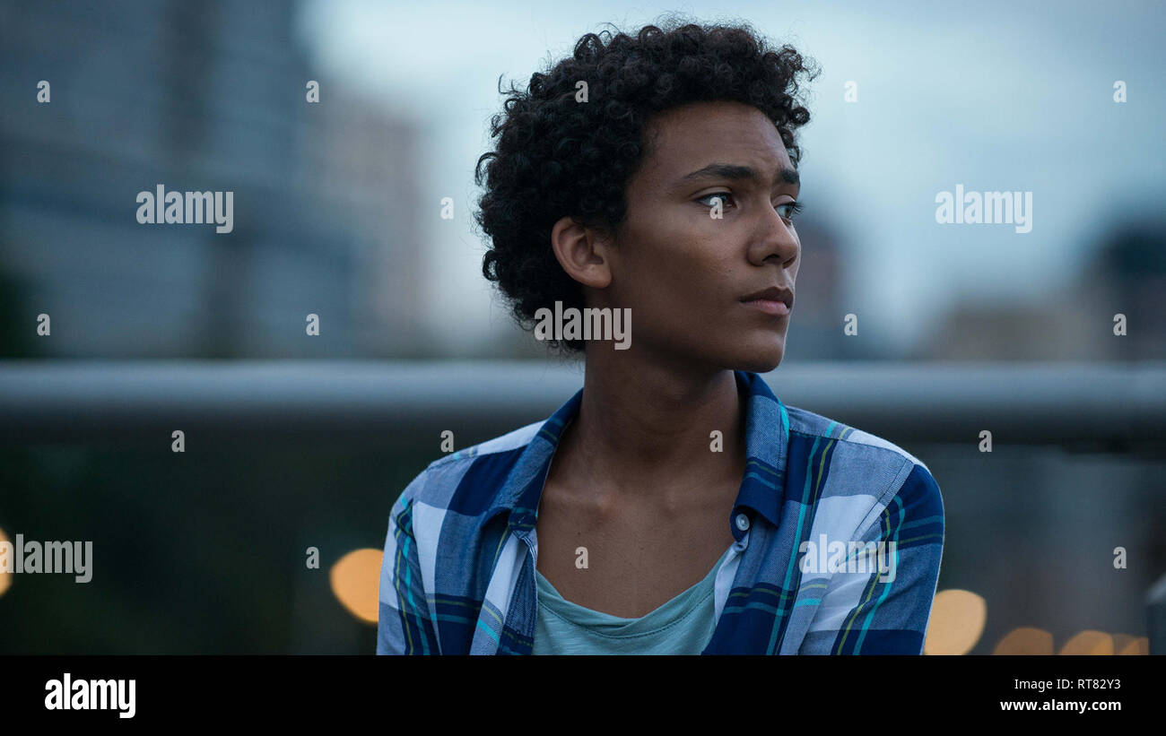 DATE DE SORTIE : Janvier 12, 2018 Titre : Église Samedi STUDIO : Samuel Goldwyn Films Réalisateur : Damon Cardasis RÉSUMÉ : avec : Indya Moore, Margot Bingham, Mj Rodriguez (crédit Image : © Samuel Goldwyn Films/Photos) Banque D'Images