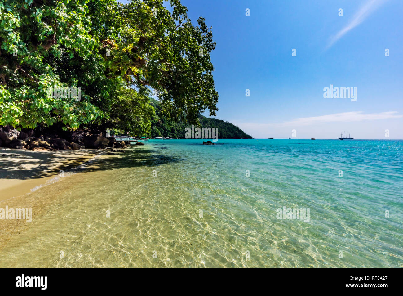 La Thaïlande, la mer d'Andaman, Island Phang Nga Banque D'Images