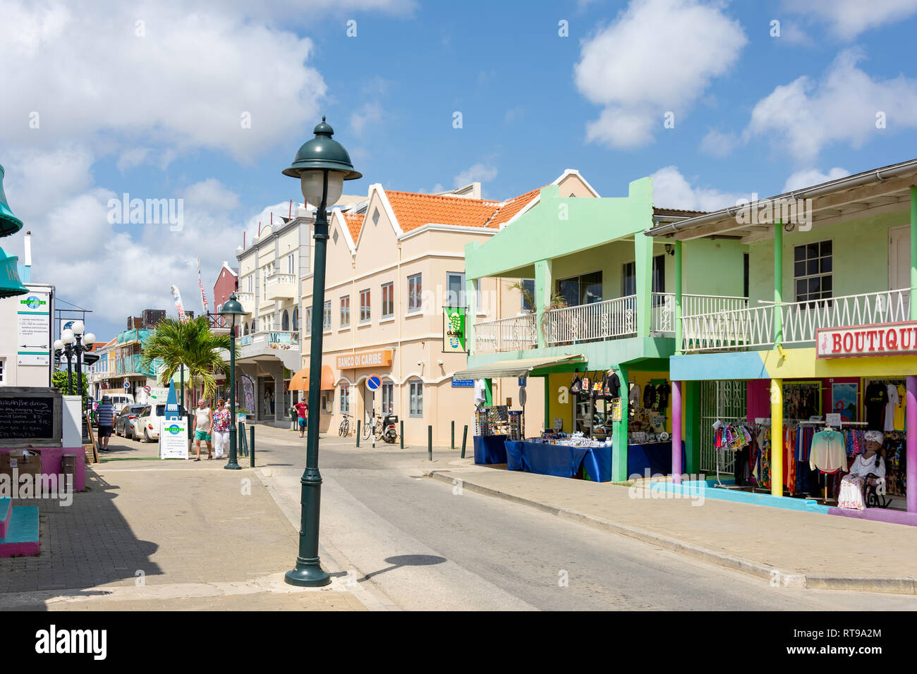 Kaya Grandi, Kralendijk, Bonaire, les îles ABC sous le vent, Antilles, Caraïbes Banque D'Images