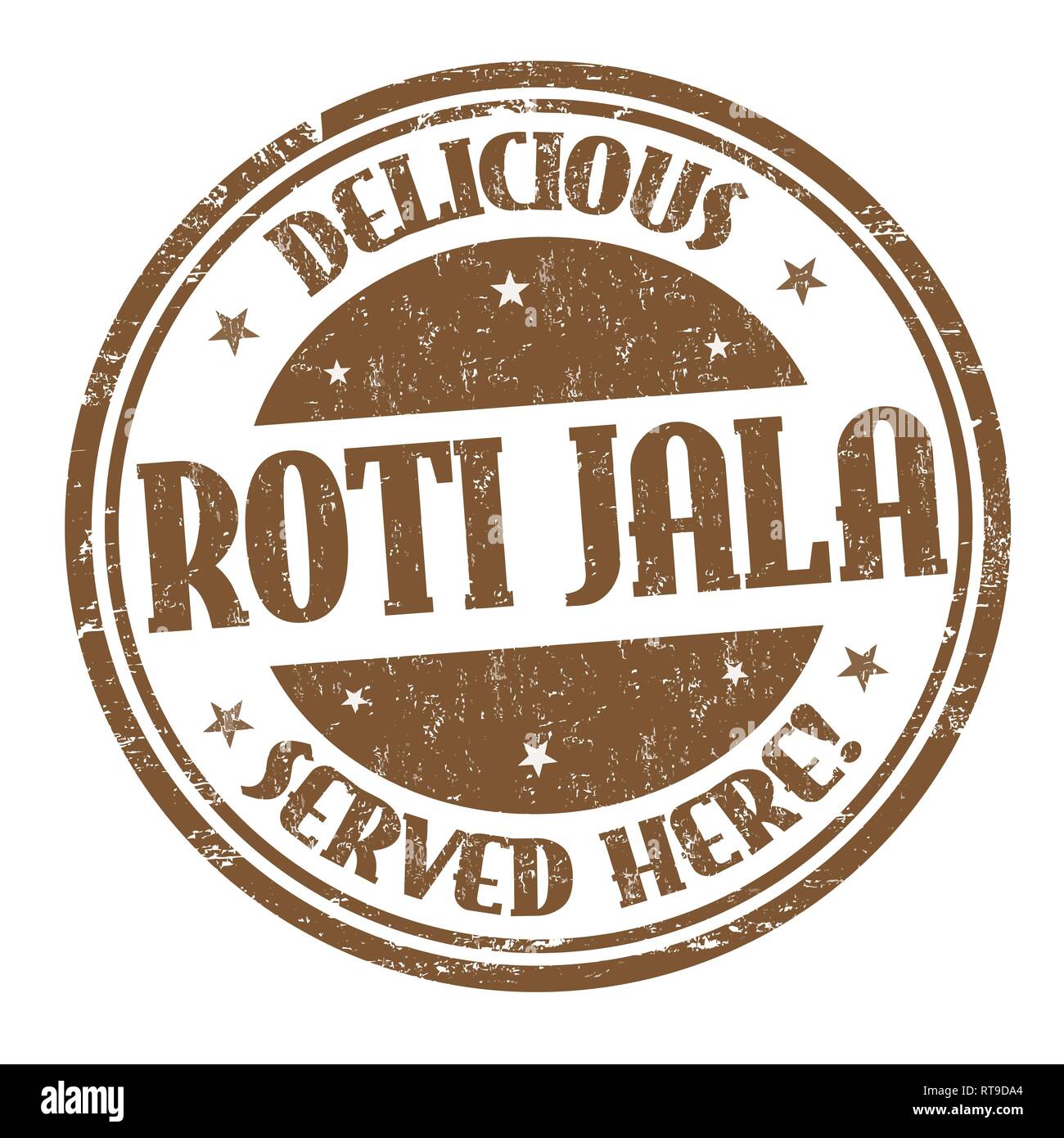 Roti jala signer ou apposer sur fond blanc, vector illustration Illustration de Vecteur