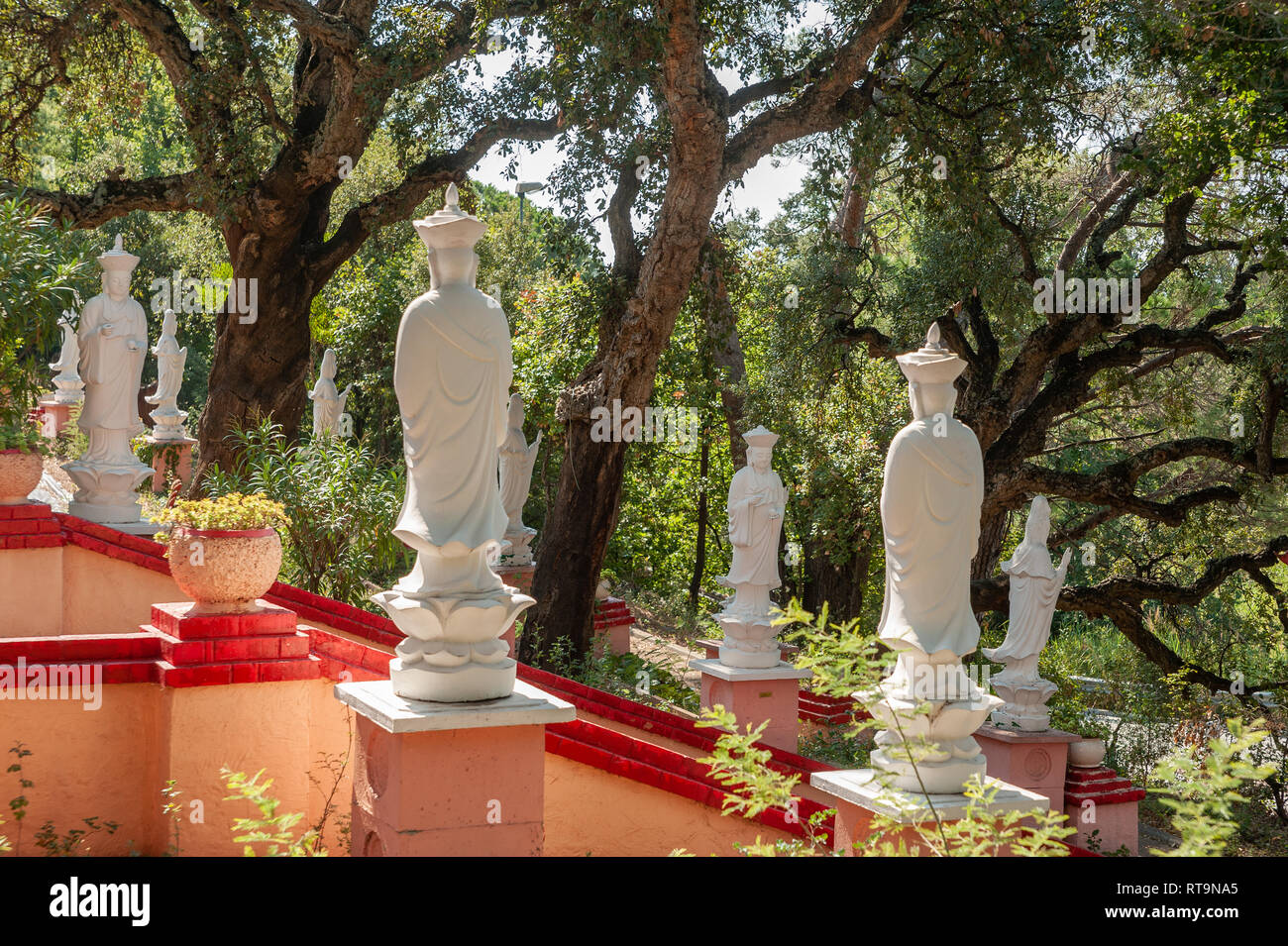 Parc de la Pagode Hong Hien, Fréjus, Var, Provence-Alpes-Côte d'Azur, France, Europe Banque D'Images