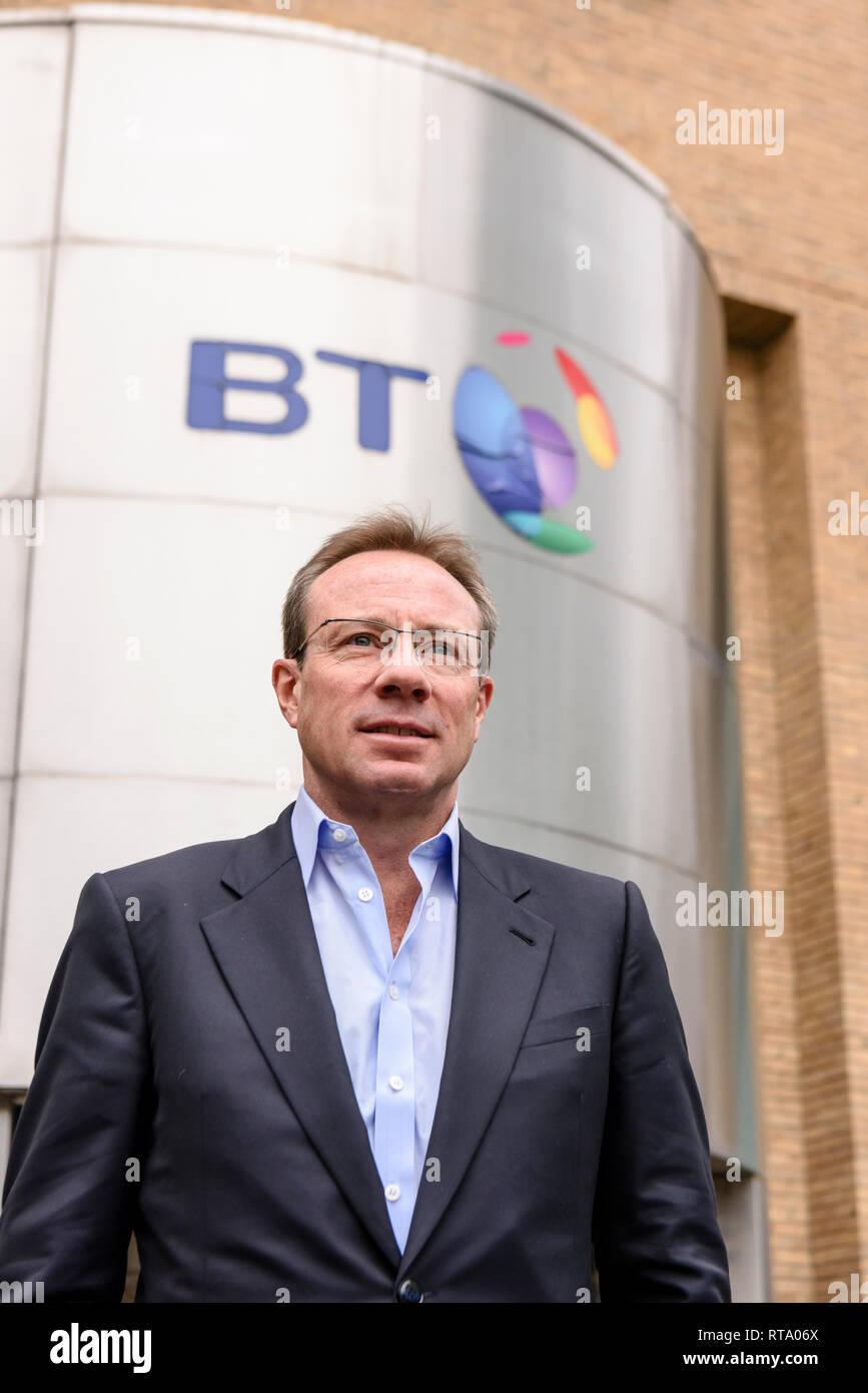 Philip Jansen, chef de la direction de BT depuis le 1er février 2019. Banque D'Images