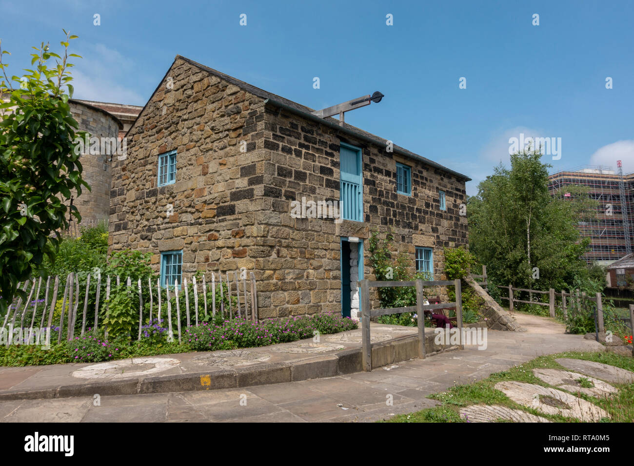 Raindale Mill, un moulin à eau victorien situé près de York Castle Museum et de la rivière Foss, ville de York, Yorkshire, UK. Banque D'Images