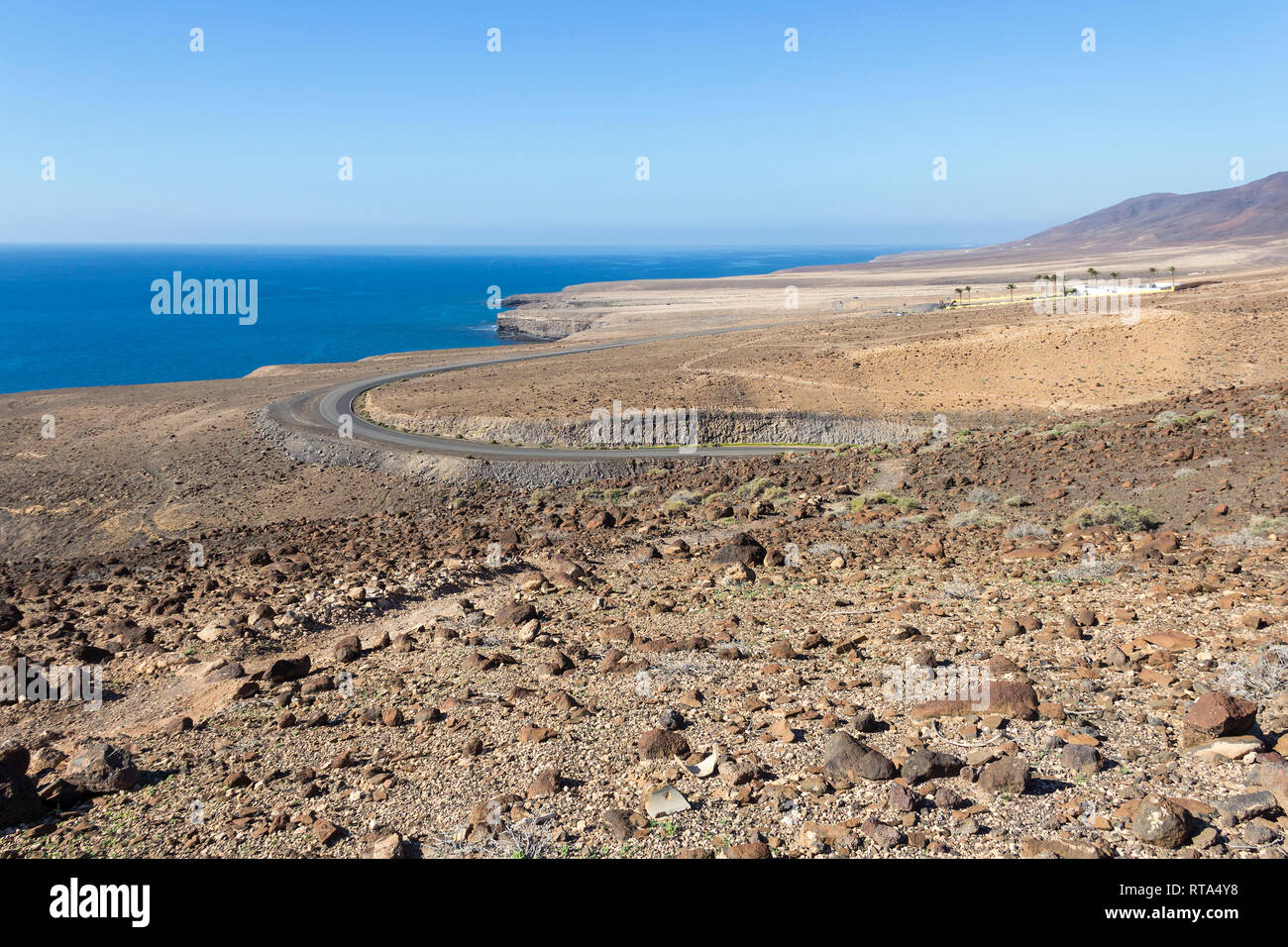 Plage de Fuerteventura près de Morro Jable, Jandia, Canaries, Espagne Banque D'Images