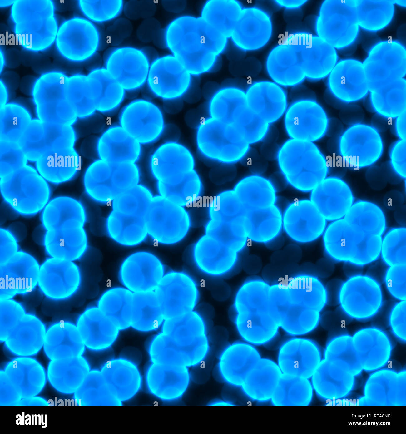 Abstract illustration de l'énergie fusion power indésirables dans le plasma comme motif transparent bleu Banque D'Images