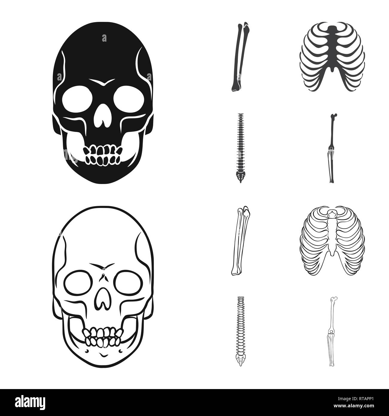 Objet isolé de la médecine clinique et de l'icône. Collection de médecine et d'illustration vectorielle stock médical. Illustration de Vecteur