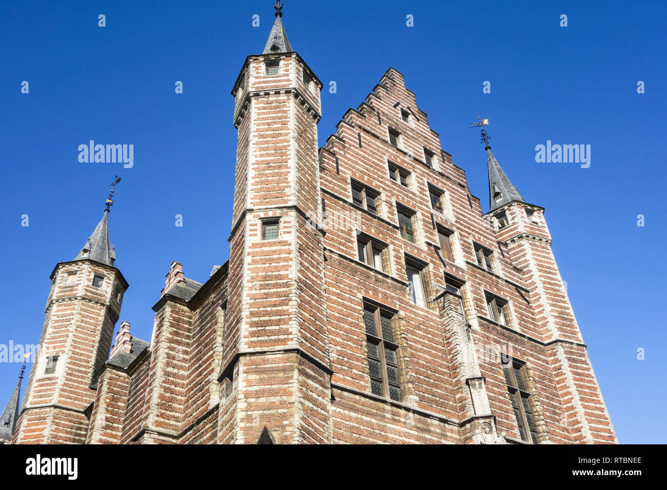 Vleeshuis / Butcher's Hall / Maison de la viande, maintenant ancienne maison de musée à propos de bricolage à Anvers, Flandre orientale, Belgique Banque D'Images