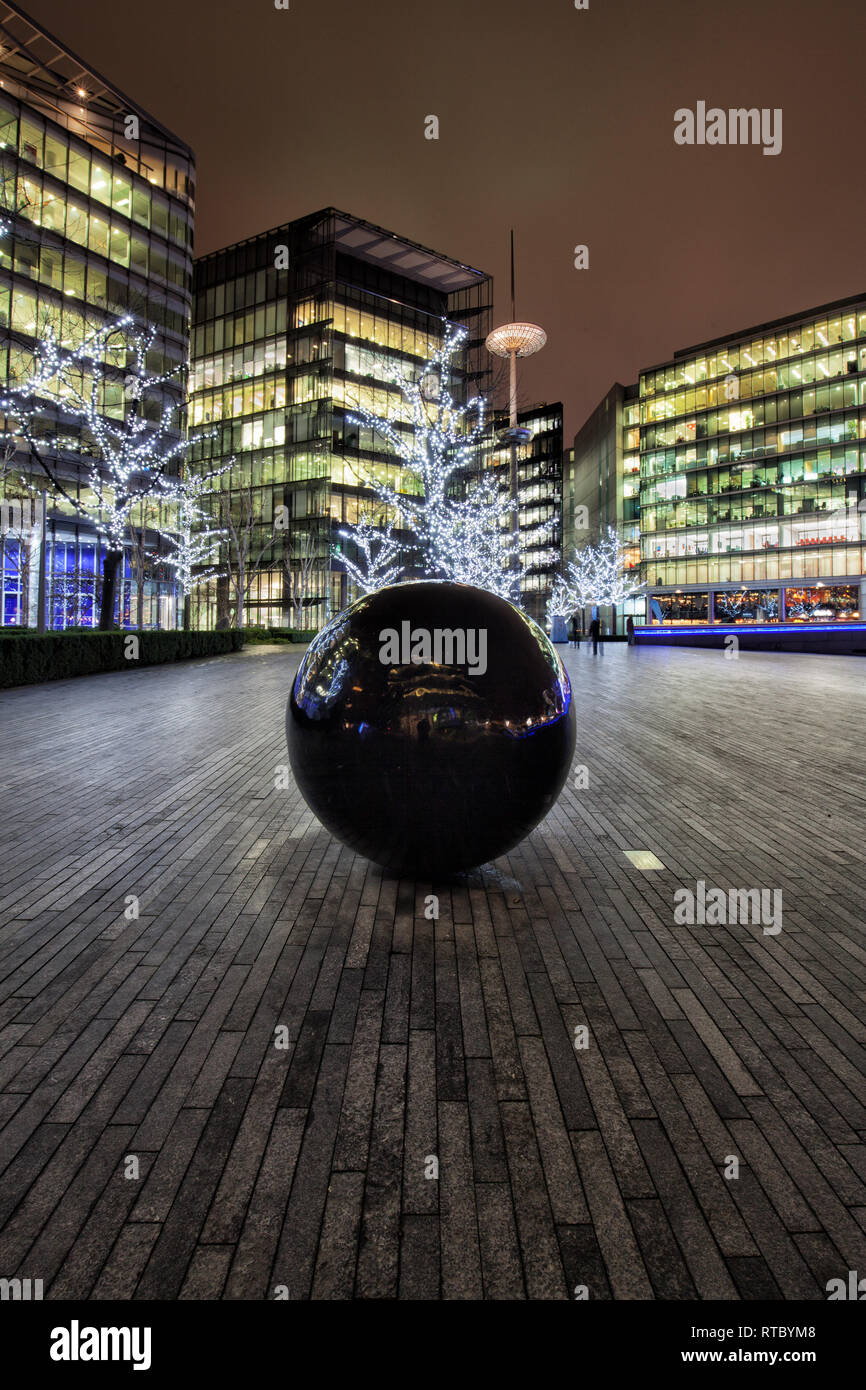 Ecope Londres nuit Banque D'Images