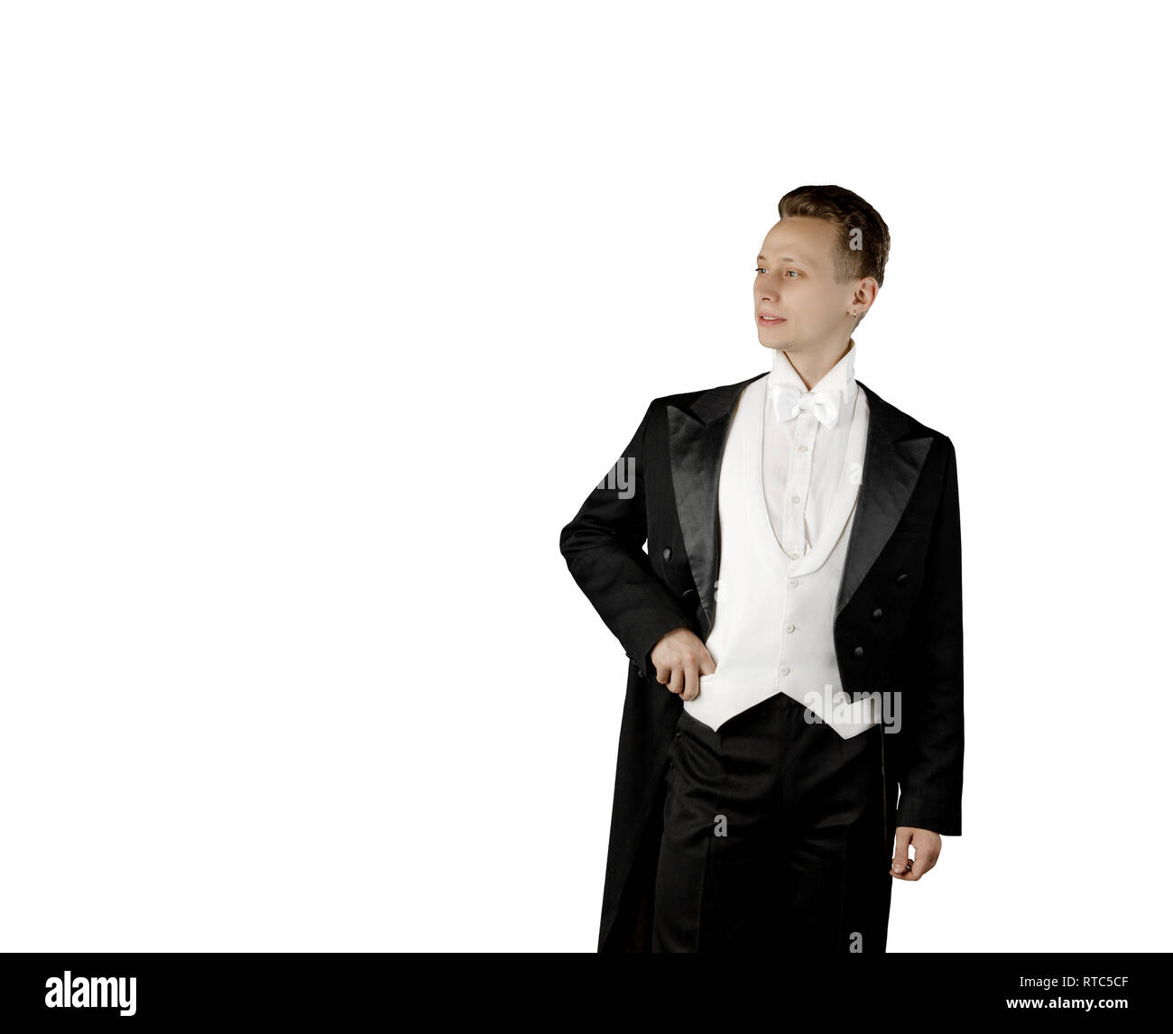 Image d'un bel homme portrait d'un jeune acteur Banque D'Images