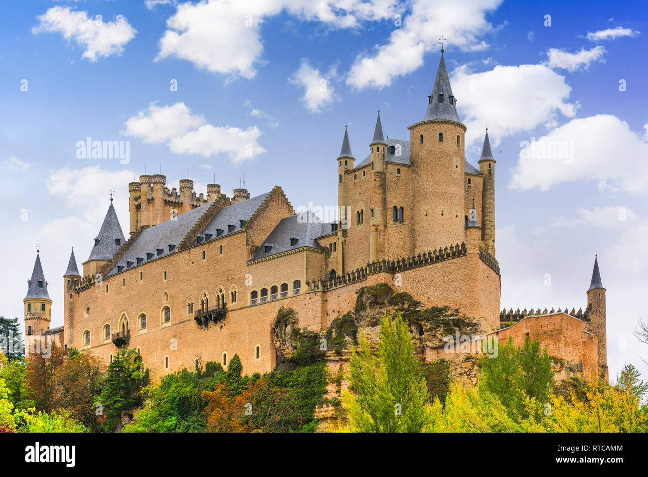 Segovia, Espagne, à l'Alcazar. Banque D'Images