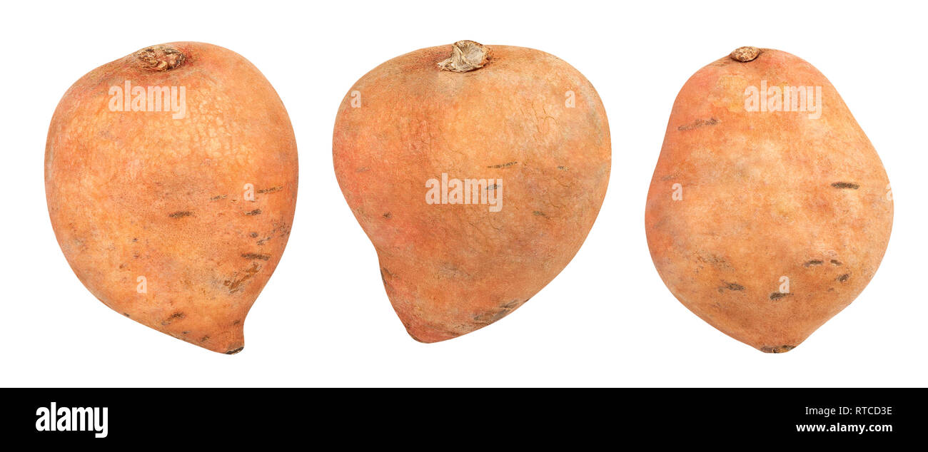 Chemin de patate douce isolated Banque D'Images