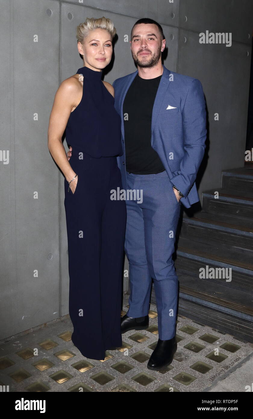 Emma Wills et Matt Willis à la fête de lancement de nouvelles lignes de vêtements 'Emma Willis pour Next' à l'hôtel Marylebone. Banque D'Images