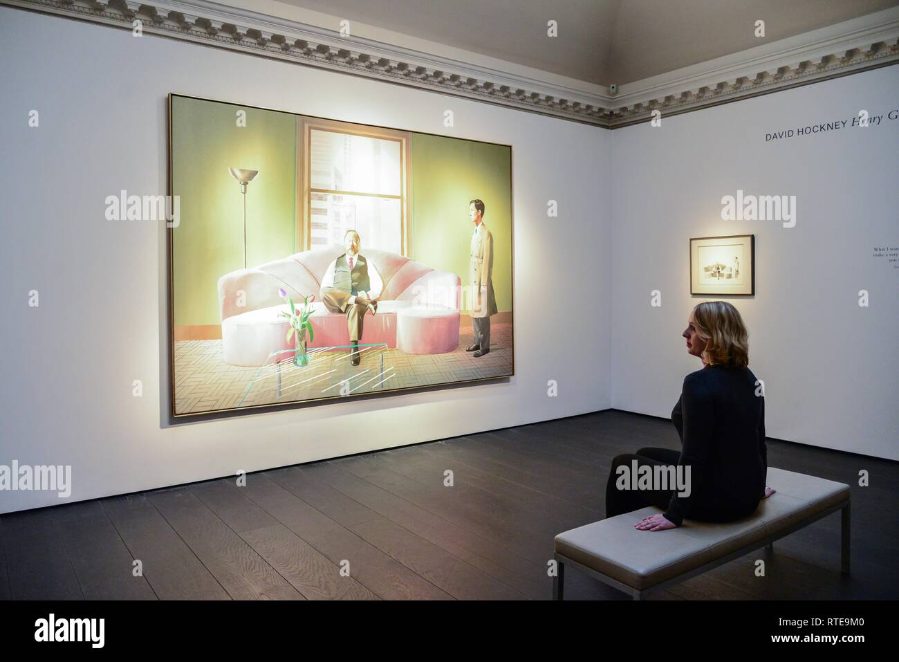 henry-geldzahler-et-christopher-scott-banque-de-photographies-et-d