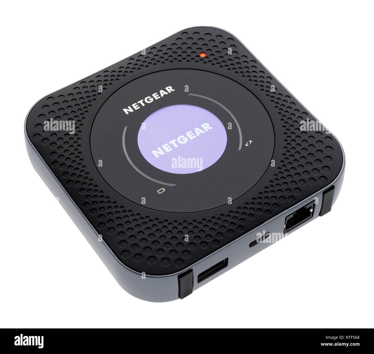 Routeur Netgear Nighthawk Mobile Hotspot. Hotspot mobile LTE. Banque D'Images