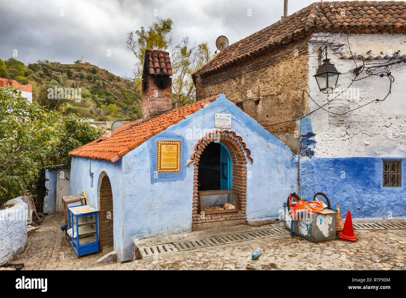 Medina, vieille ville, Tanger, Chaouen, Maroc Banque D'Images