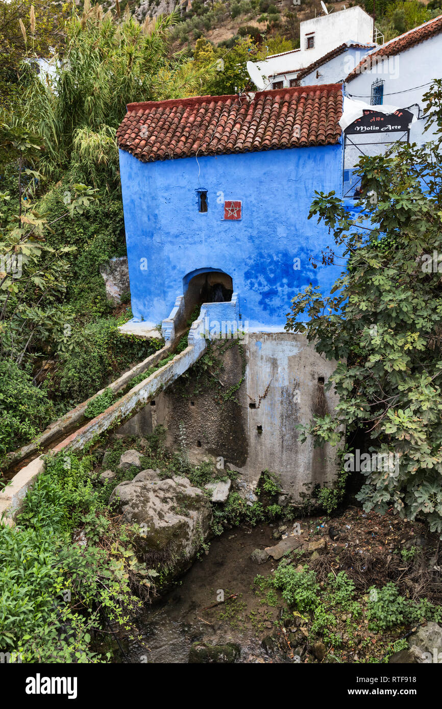 Medina, vieille ville, Tanger, Chaouen, Maroc Banque D'Images