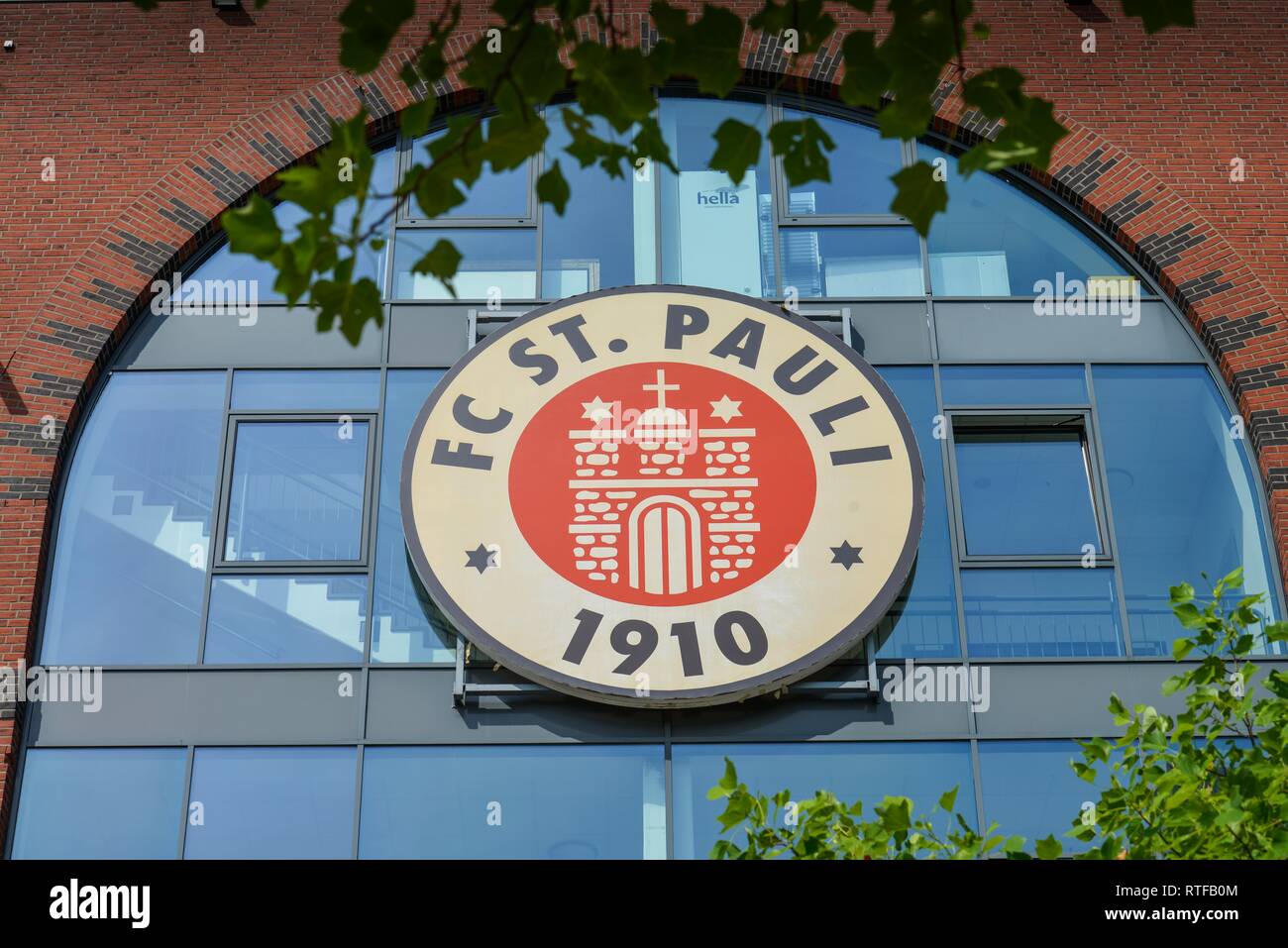 Stade Millerntor, FC St Pauli, Hambourg, Allemagne Banque D'Images