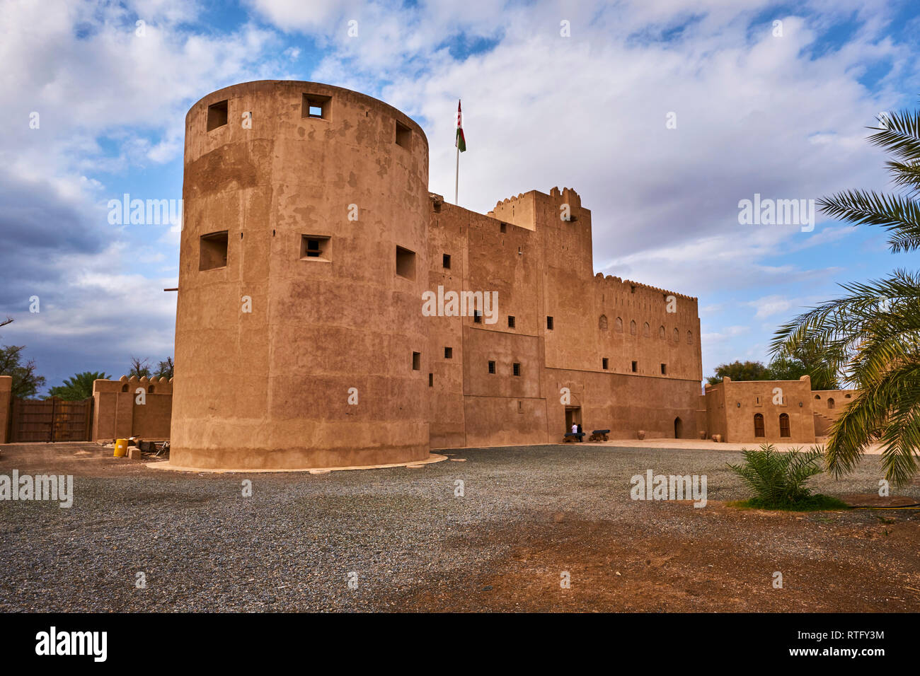 Sultanat d'Oman, Ad-Dakhiliyah Jabrin, fort de la région a été construit en 1670, était autrefois considérée comme la capitale d'Oman Banque D'Images