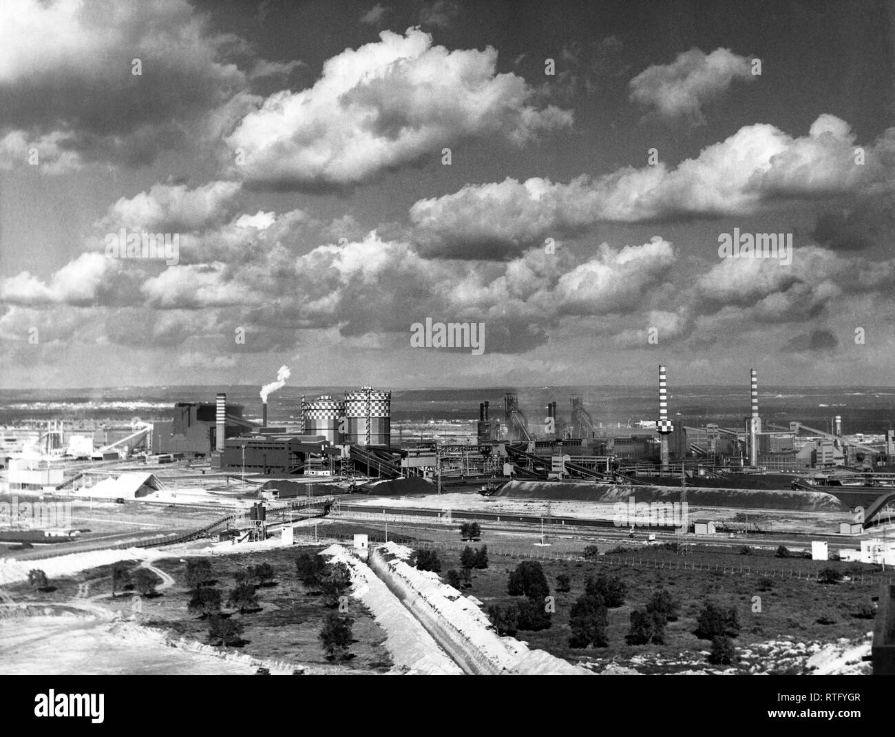 Italsider, Taranto, 1967 Banque D'Images