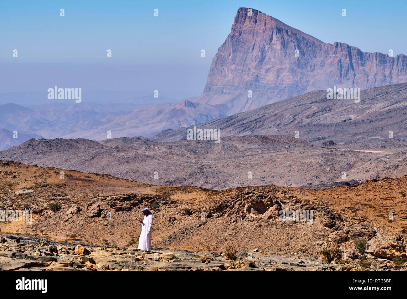 Sultanat d'Oman, Ad-Dakhiliyah Région, Jebel Shams Banque D'Images