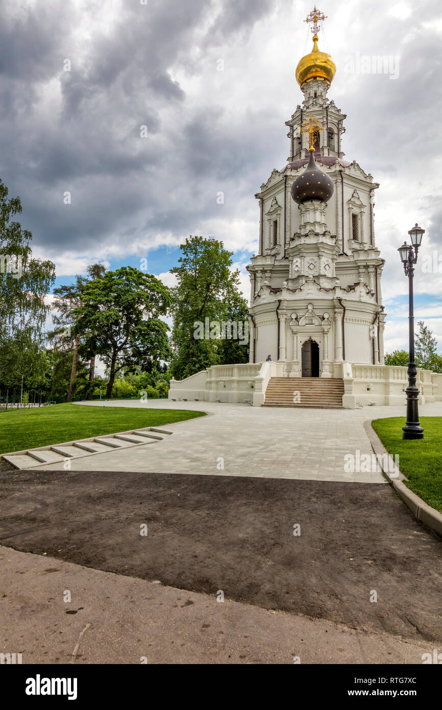 Eglise Ste. Trinité (1703), Troitse Lykovo, Moscou, Russie Banque D'Images