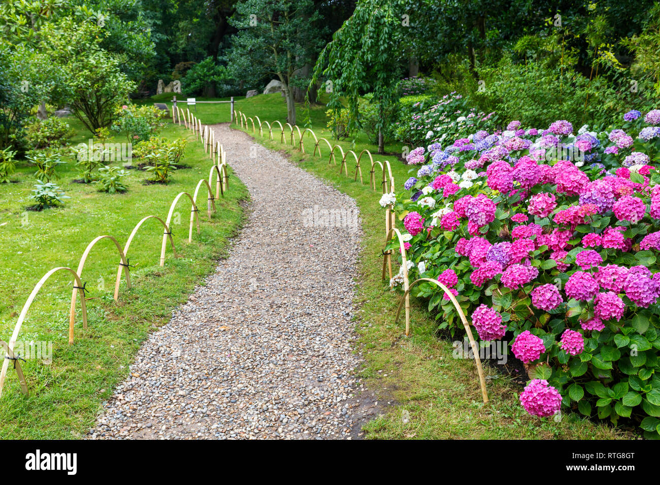 Jardin de Kyoto, Holland Park, London, England, UK Banque D'Images